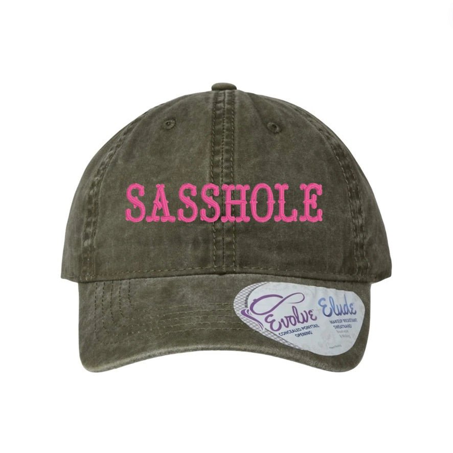 Sasshole Embroidered Hat