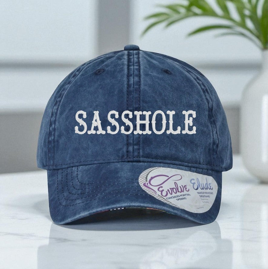 Sasshole Embroidered Hat