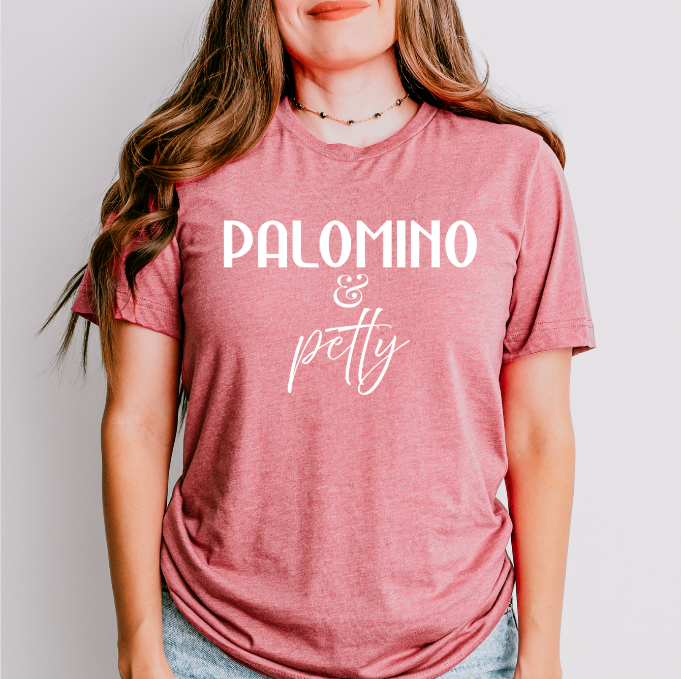 Palomino and Petty Horse Girl Graphic T-Shirt