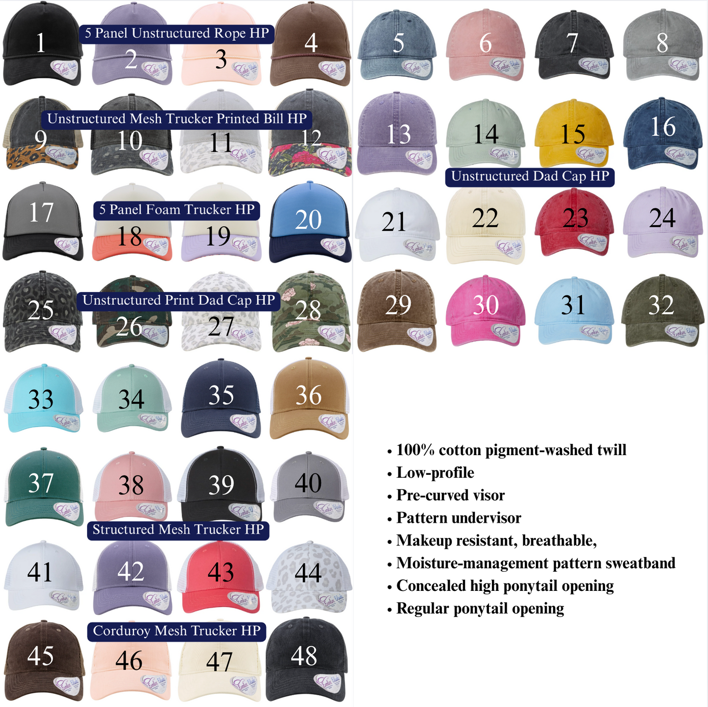 Embroidered 3D Puff Snaffle Bit Hat