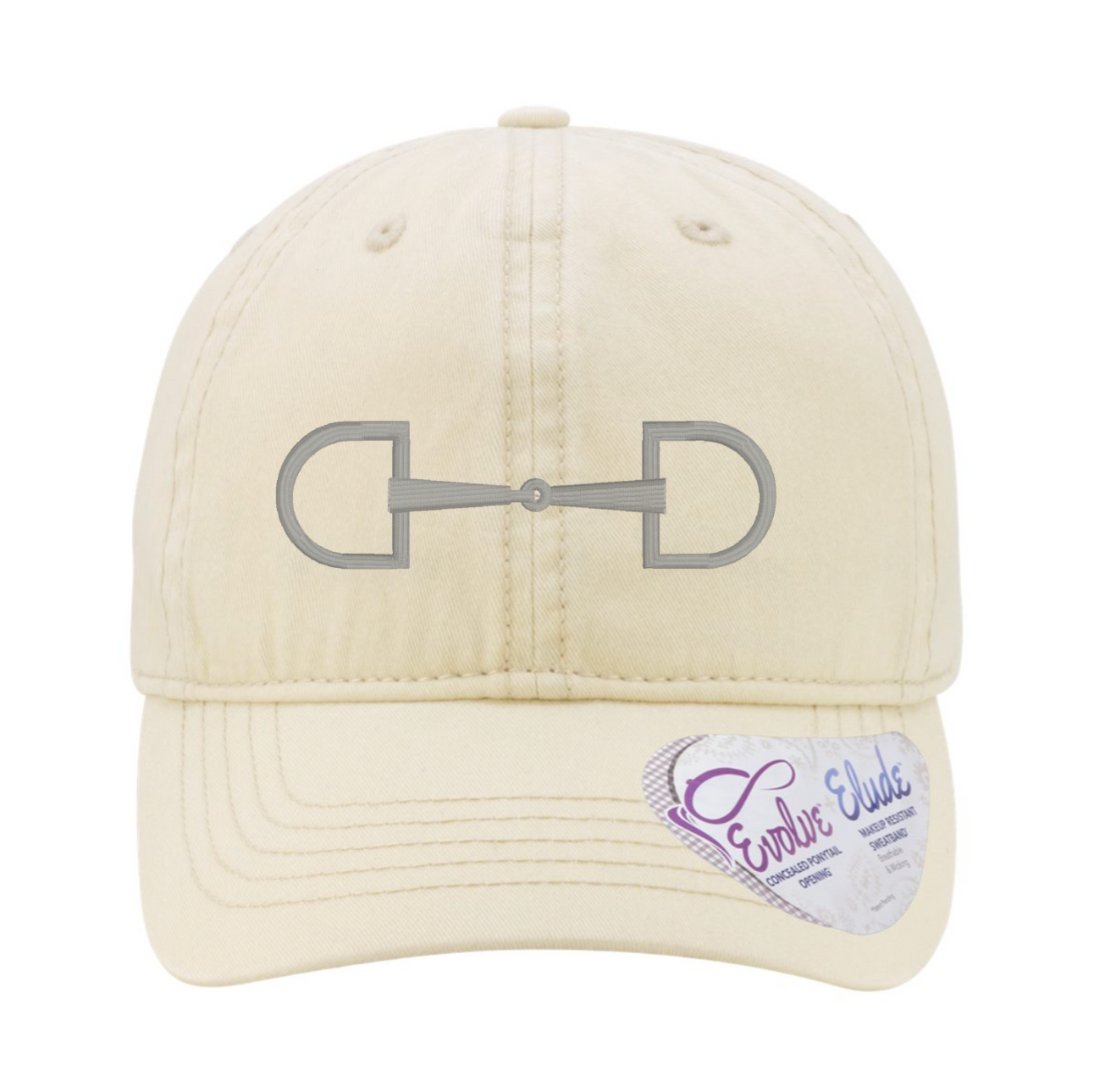 Embroidered 3D Puff Snaffle Bit Hat