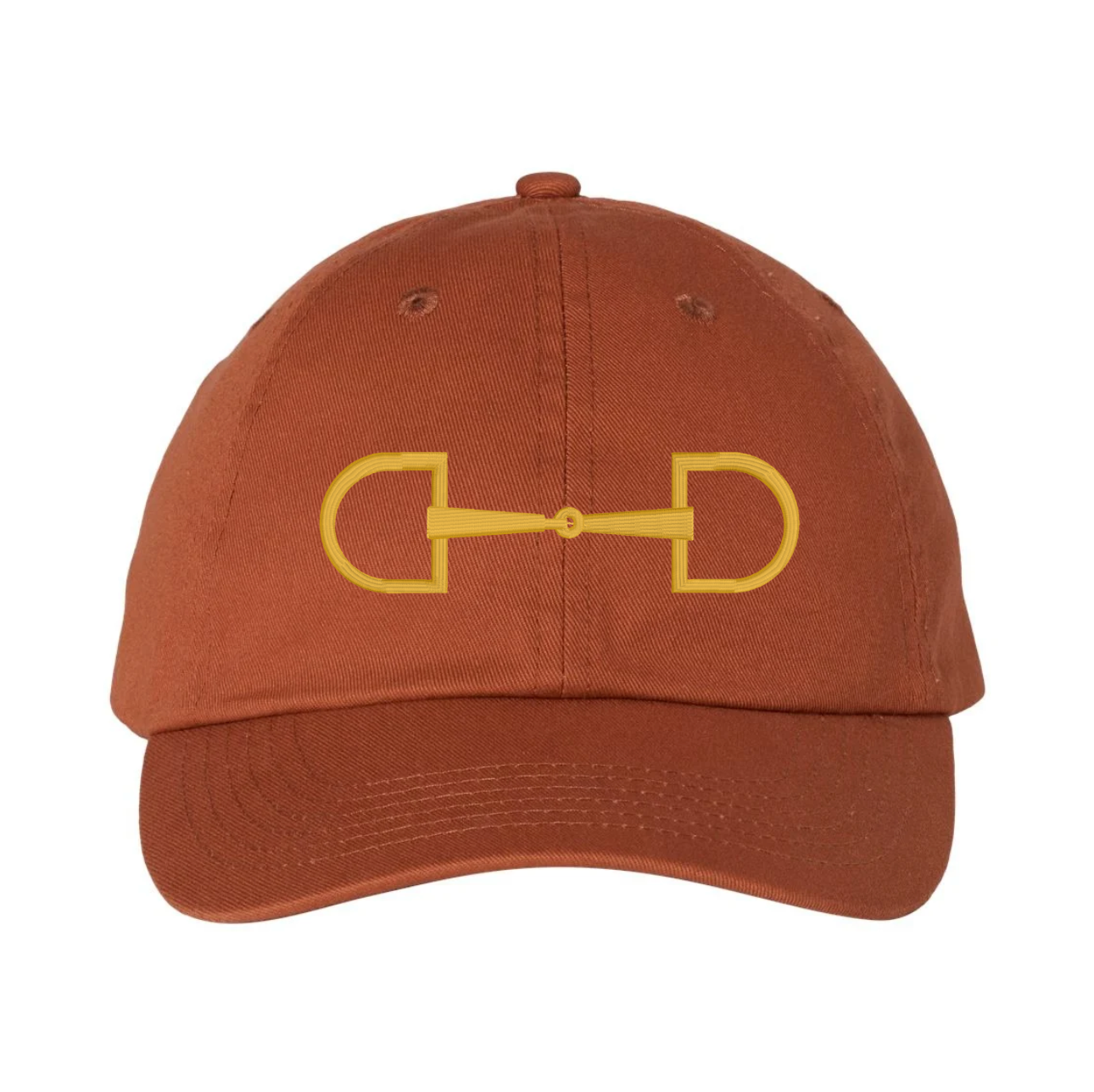 Embroidered 3D Puff Snaffle Bit Hat