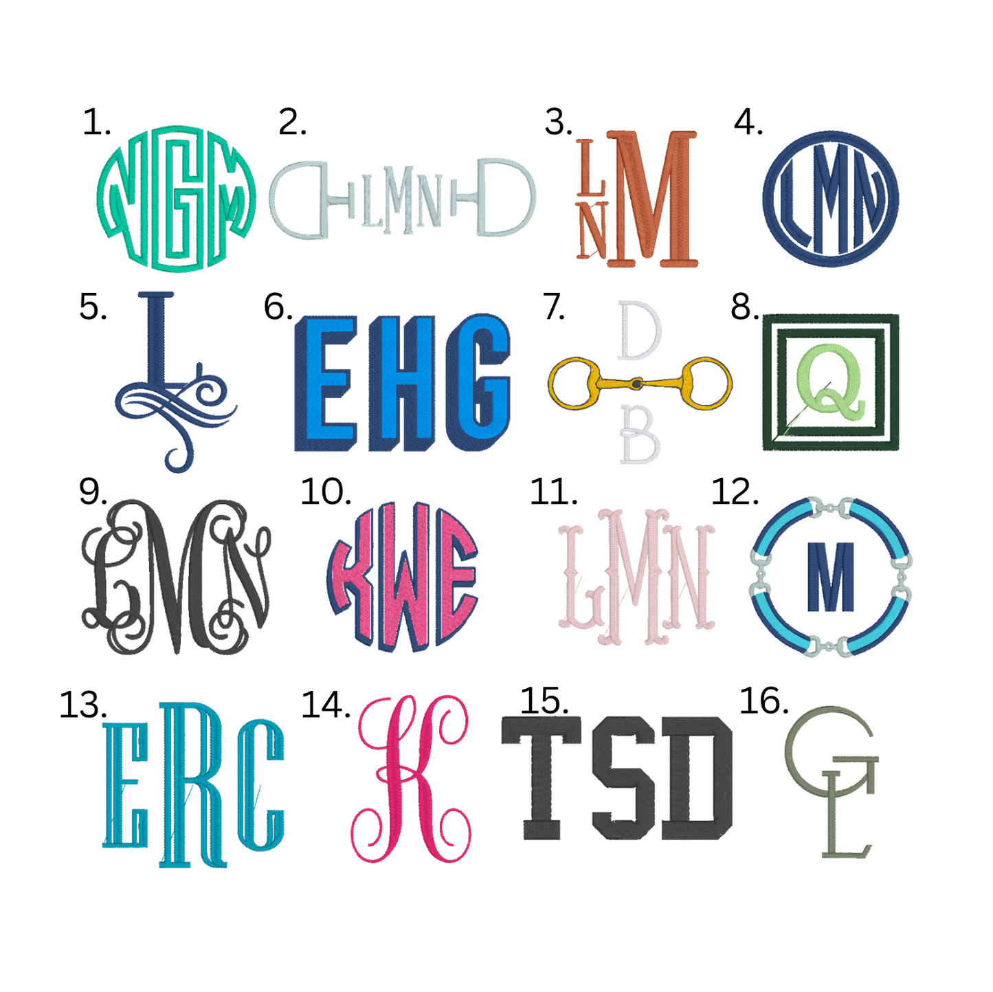 Garment Bag Front Embroidery Add-On: One Line of Text or 4" Monogram