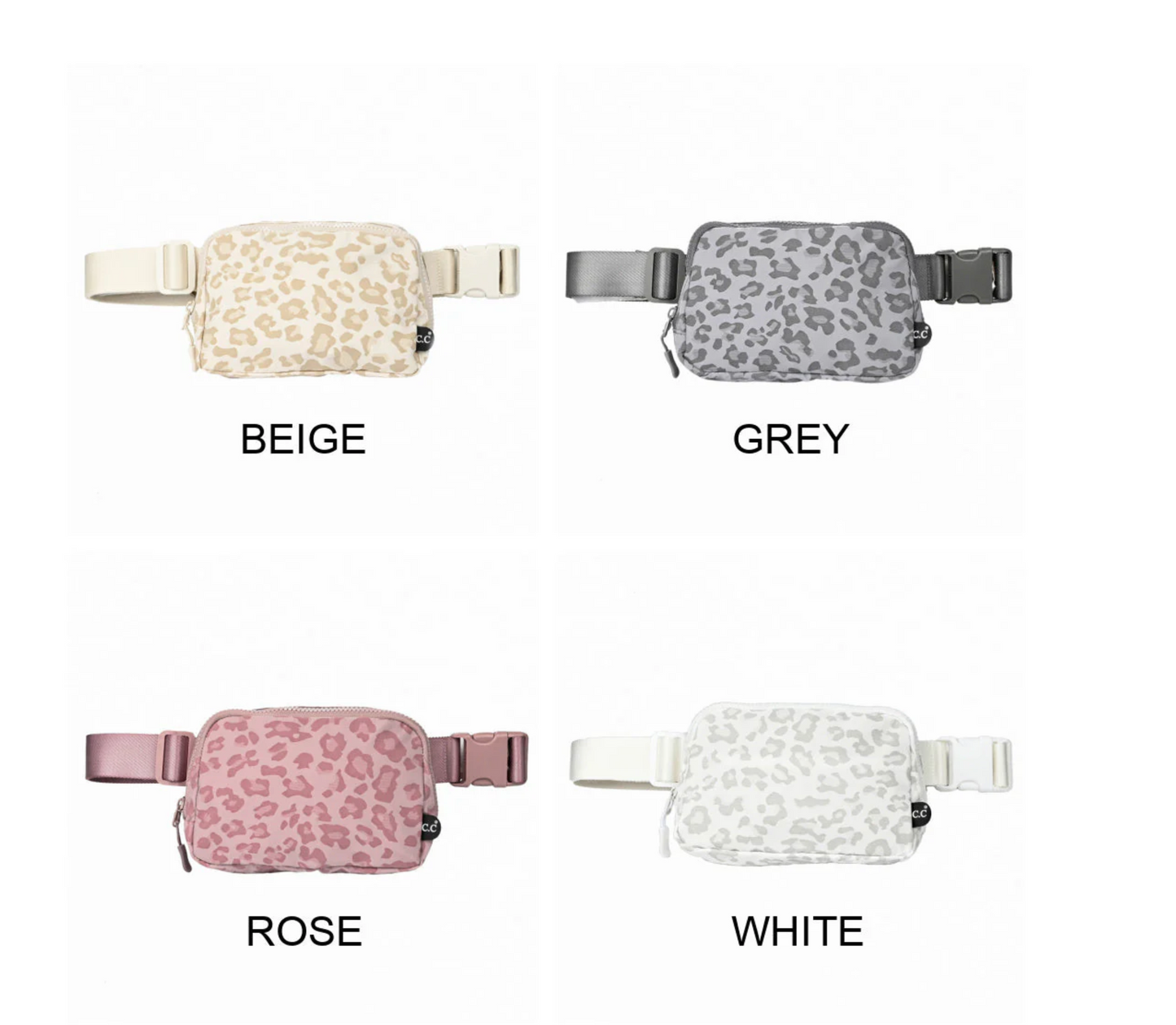 CC Beanie Belt Bag with Custom Embroidery