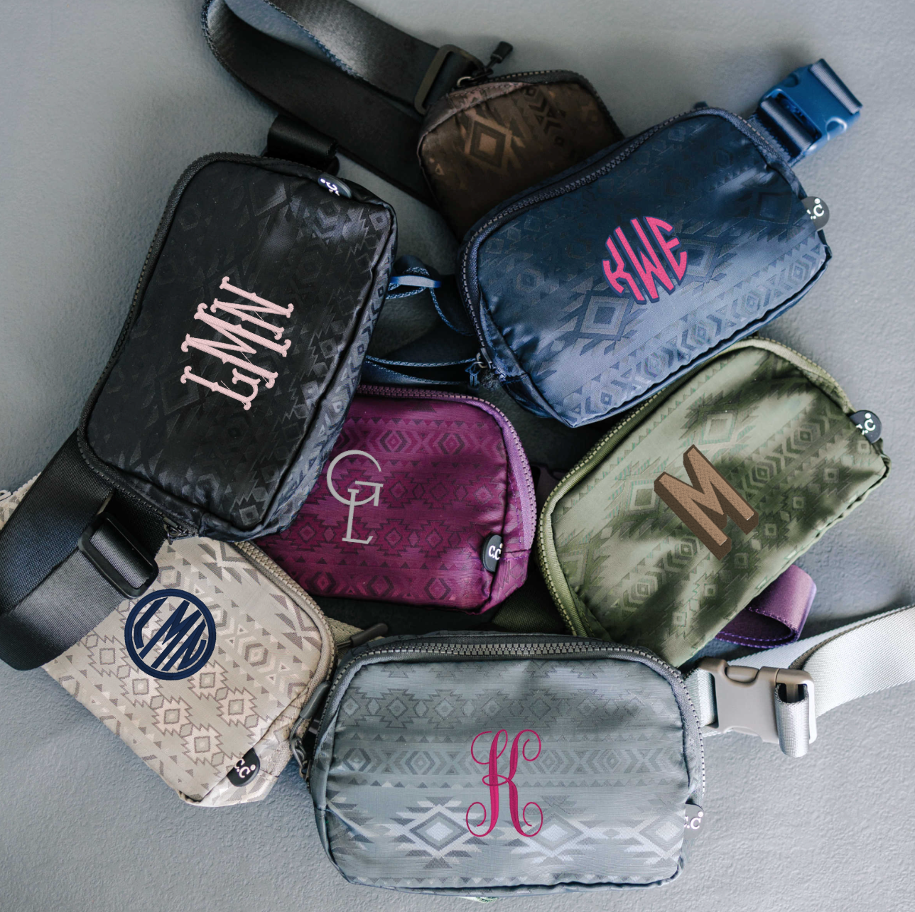 CC Beanie Belt Bag with Custom Embroidery
