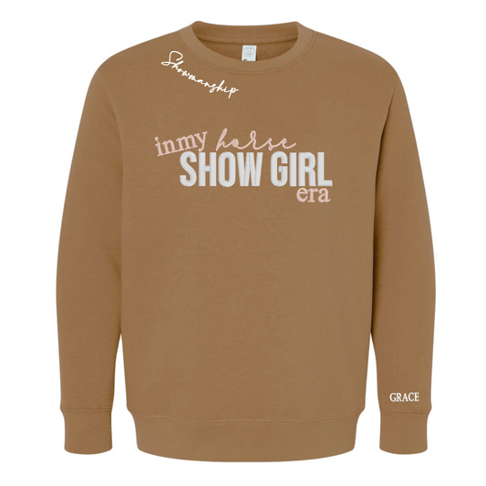 Horse Show Girl Crewneck - Youth