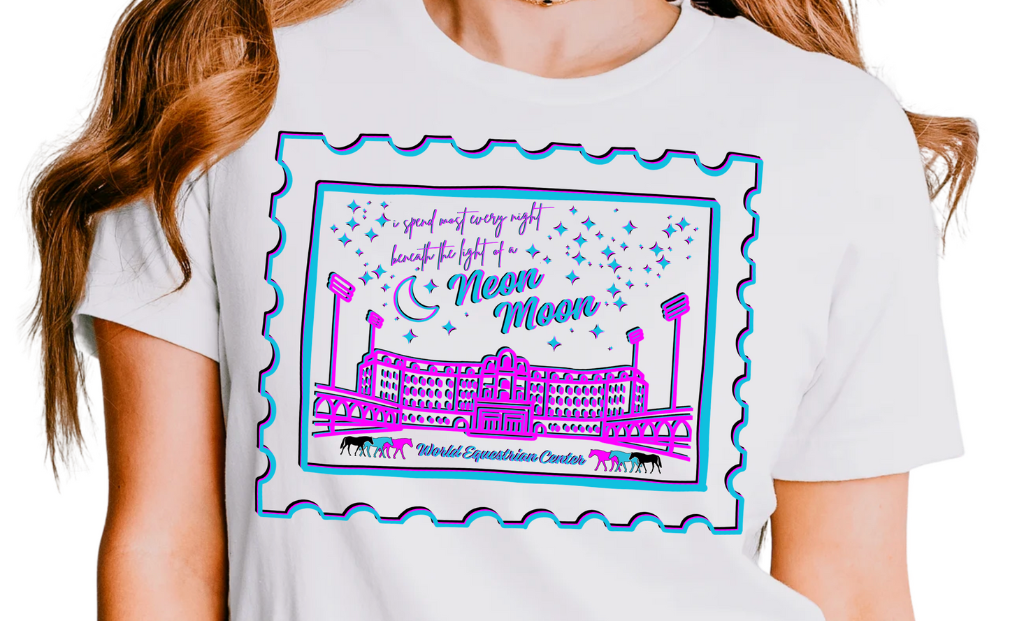 Horse Show Neon Moon Tee
