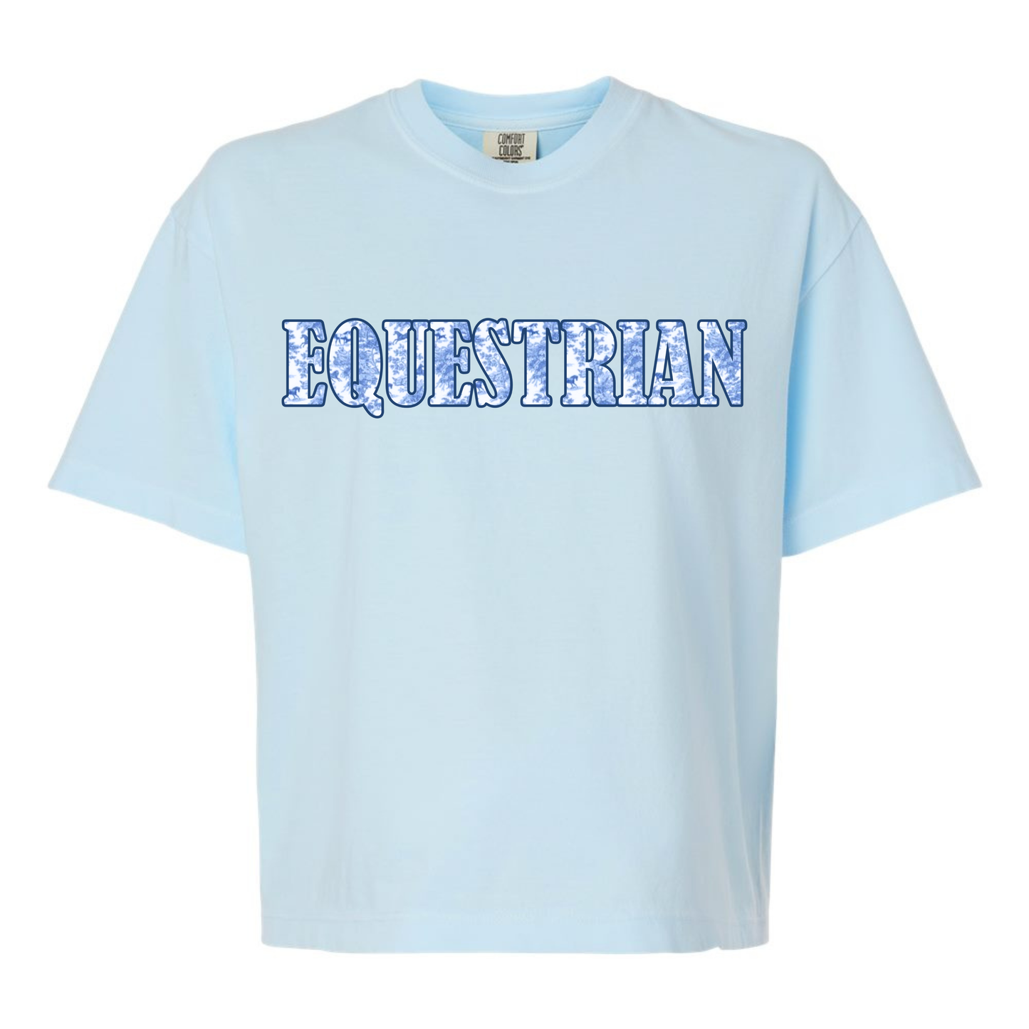 Embroidered Appliqué Comfort Colors® Tee - Cowgirl vs. Horse Girl vs. Equestrian