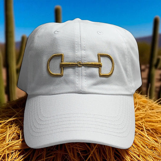 Embroidered 3D Puff Snaffle Bit Hat