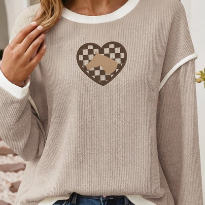 Heart Horse Sweater