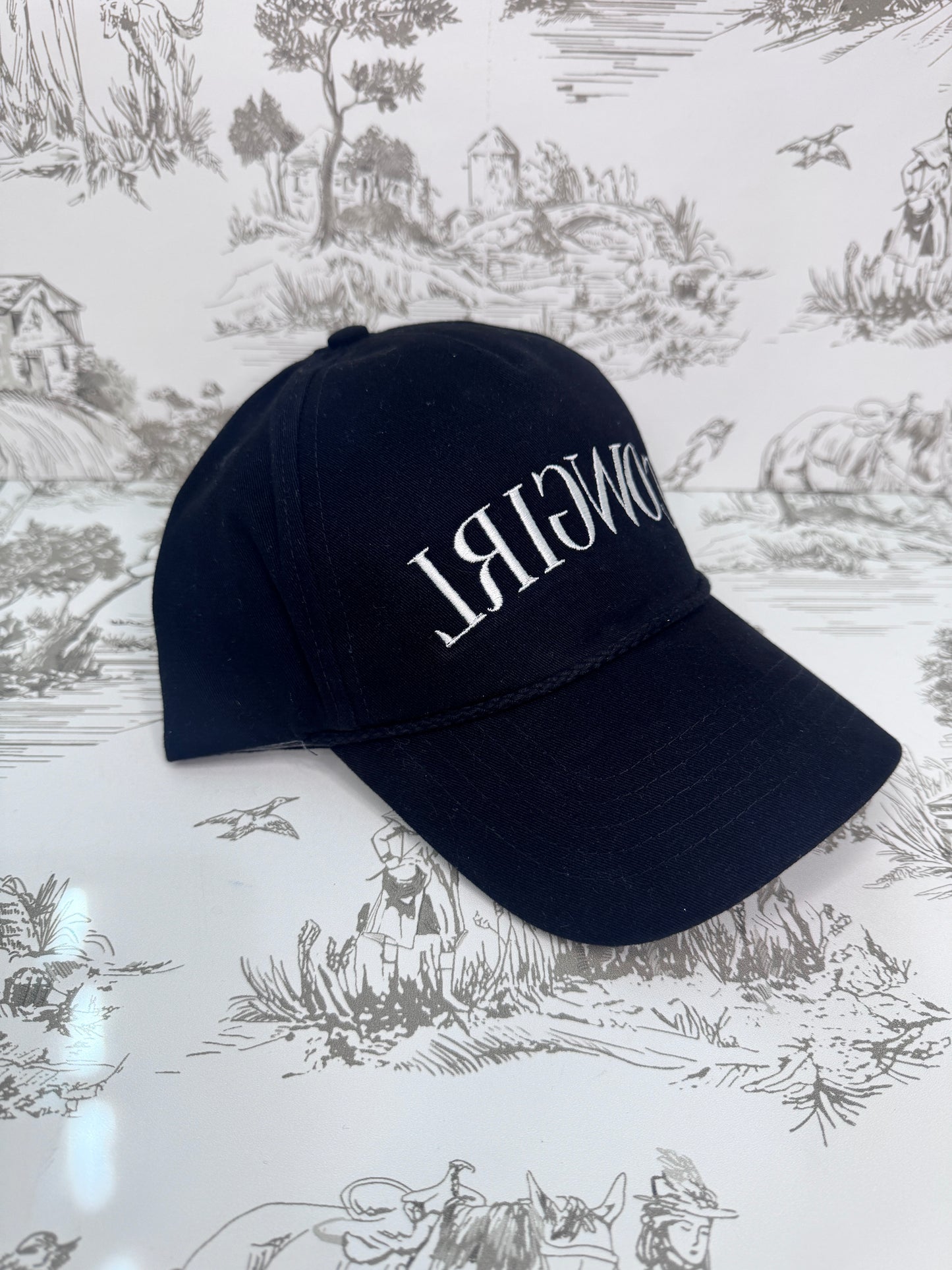 Reversed Cowgirl Embroidered Hat