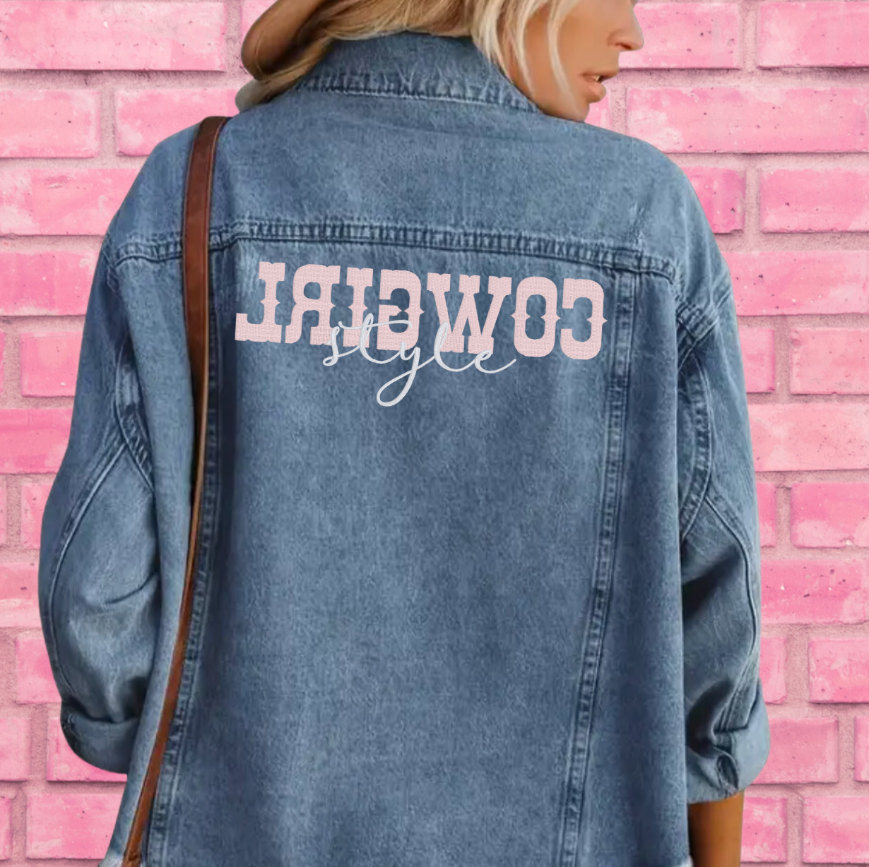 Cowgirl Style Embroidered Denim Jacket