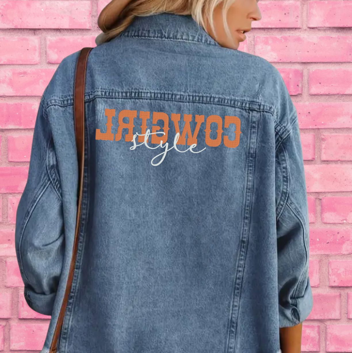 Cowgirl Style Embroidered Denim Jacket