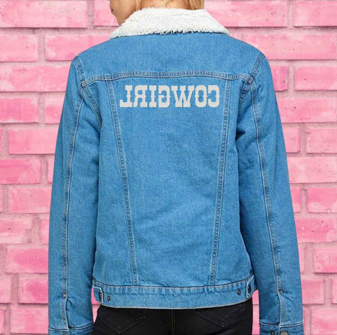 Cowgirl Style Embroidered Denim Jacket