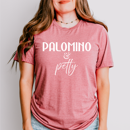Palomino and Petty Horse Girl Graphic T-Shirt
