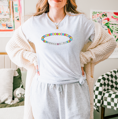 Horse Girl Friendship Bracelet Graphic Shirt