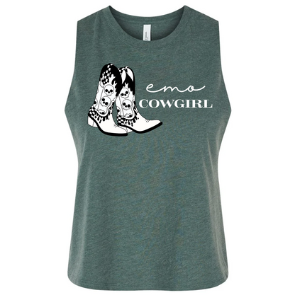 Emo Cowgirl Western Graphic Tee or Tank
