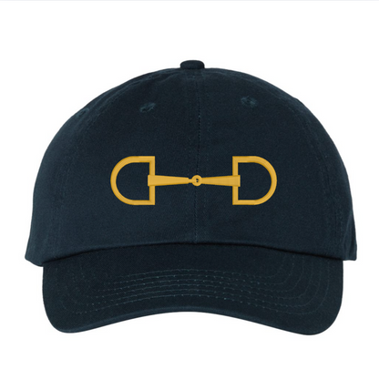 Embroidered 3D Puff Snaffle Bit Hat