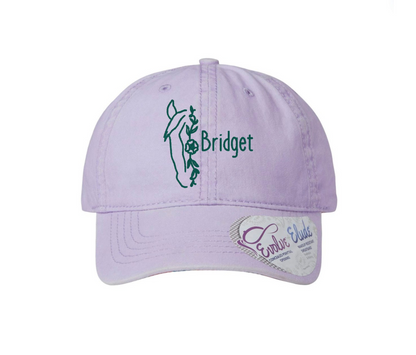 Custom Floral Horse Embroidered Hat