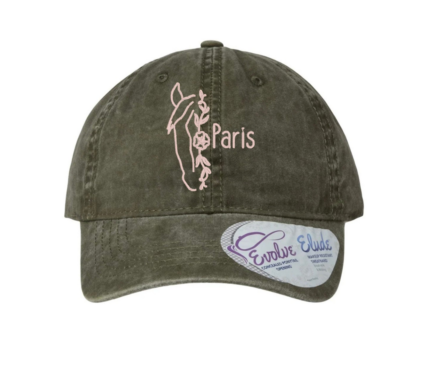 Custom Floral Horse Embroidered Hat