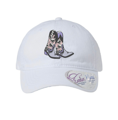 Emo Cowgirl Western Embroidered Hat