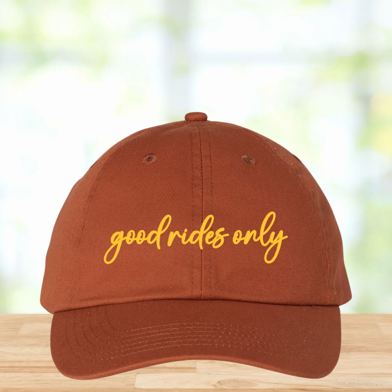Good Rides Only Embroidered Hat