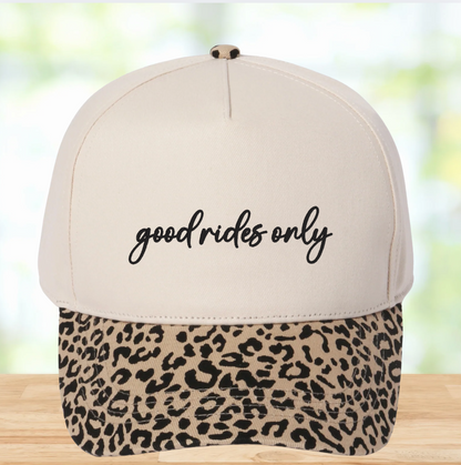 Good Rides Only Embroidered Hat