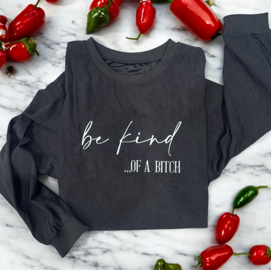 Be Kind of a B!tch Embroidered Sweatshirt