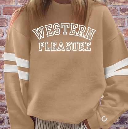 Custom Horse Girl "Varsity" Sweatshirt