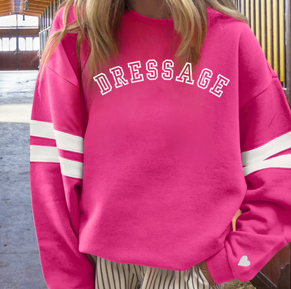 Custom Horse Girl "Varsity" Sweatshirt