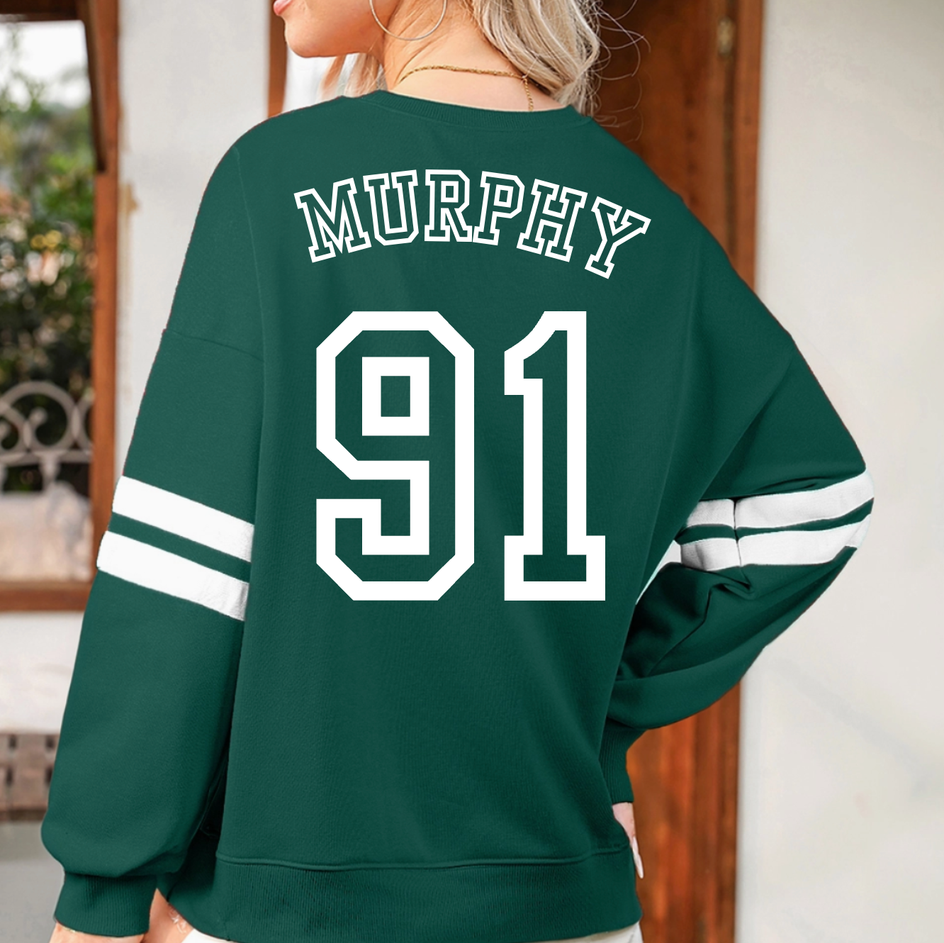 Custom Horse Girl "Varsity" Sweatshirt