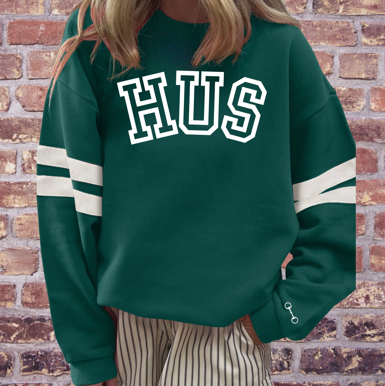 Custom Horse Girl "Varsity" Sweatshirt