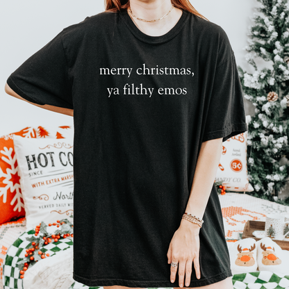Holiday Emo Heavyweight Custom Colors T-Shirt