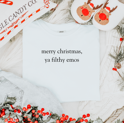 Holiday Emo Heavyweight Custom Colors T-Shirt