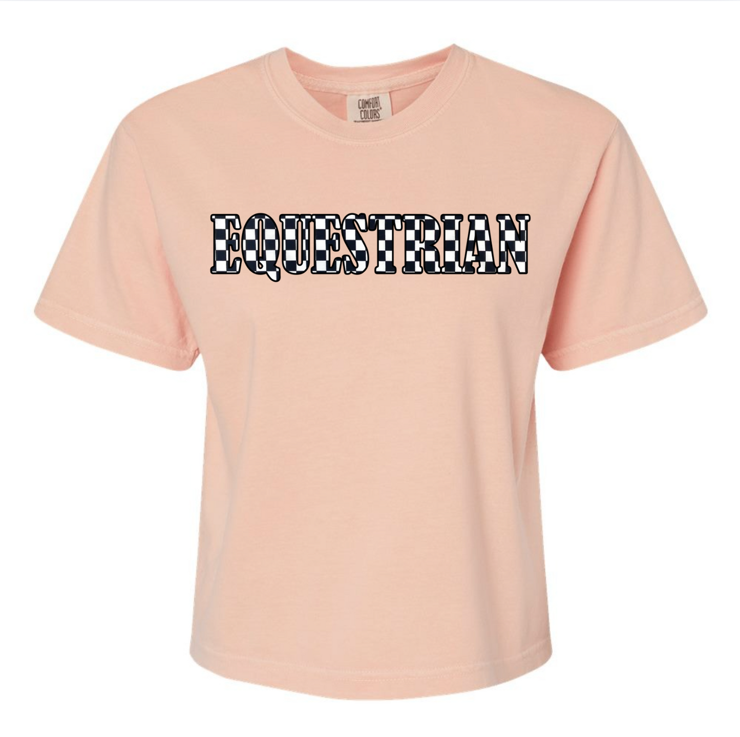 Embroidered Appliqué Comfort Colors® Tee - Cowgirl vs. Horse Girl vs. Equestrian