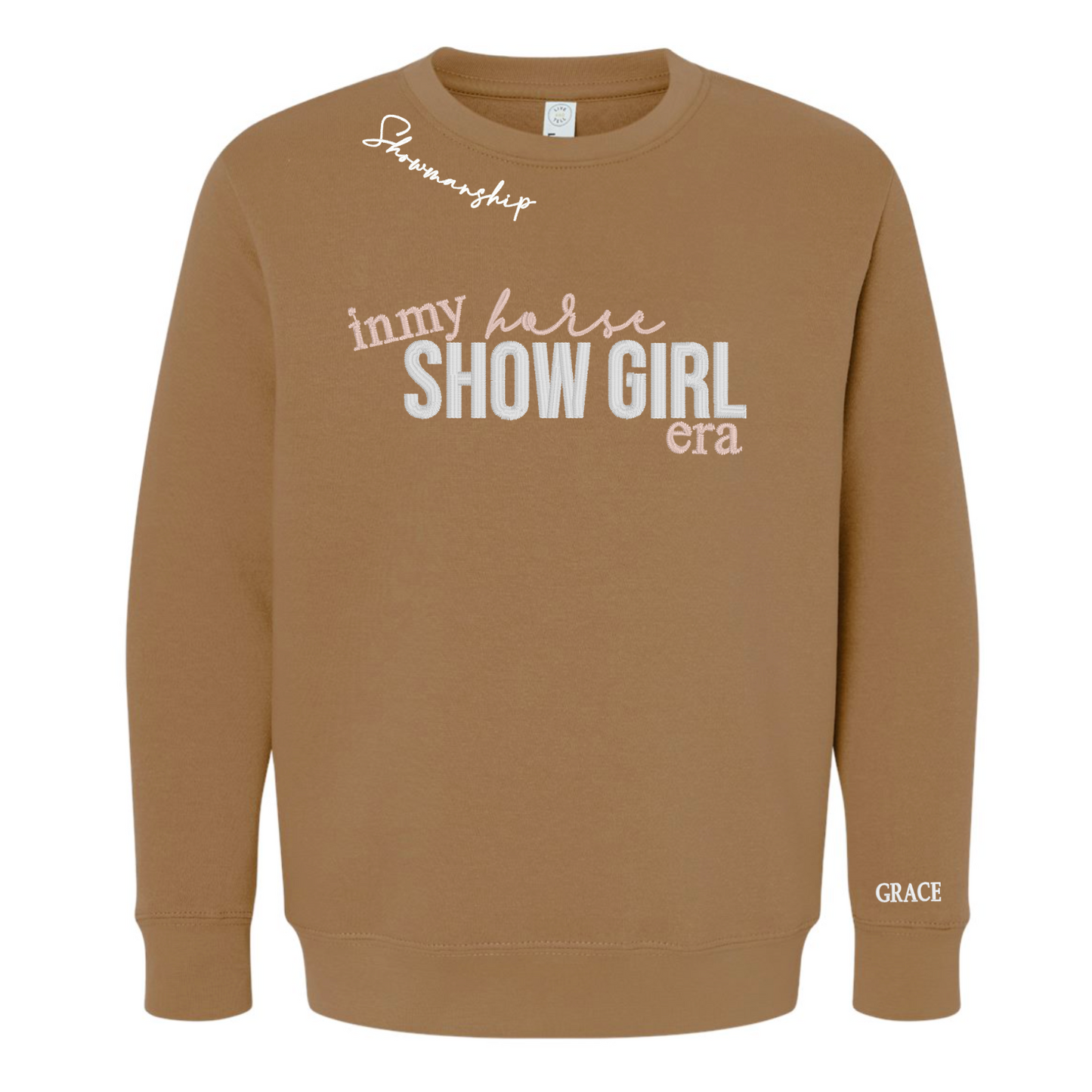 Horse Show Girl Crewneck - Youth