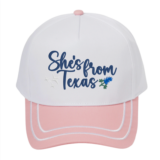 She's From Texas 3D Puff Hat