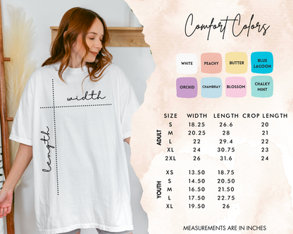 Multi-Colored Horse Bit Graphic Comfort Colors® T-Shirt (Adult & Youth Available)