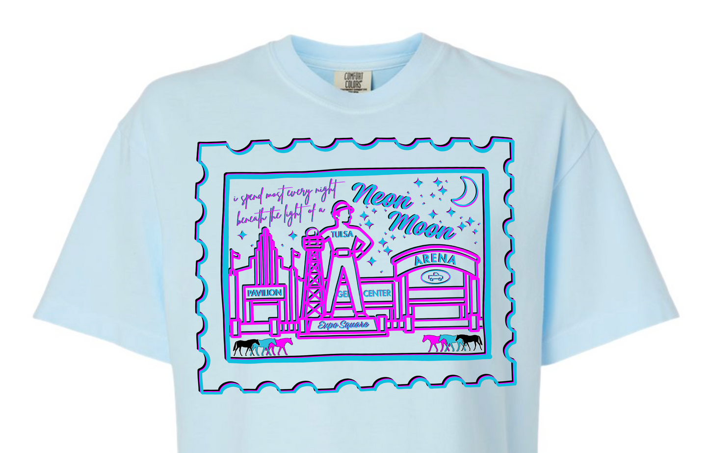 Horse Show Neon Moon Tee