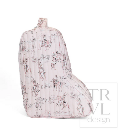 TRVL Design: Cowgirl Toile Boot Bag - Mid Calf or Knee High