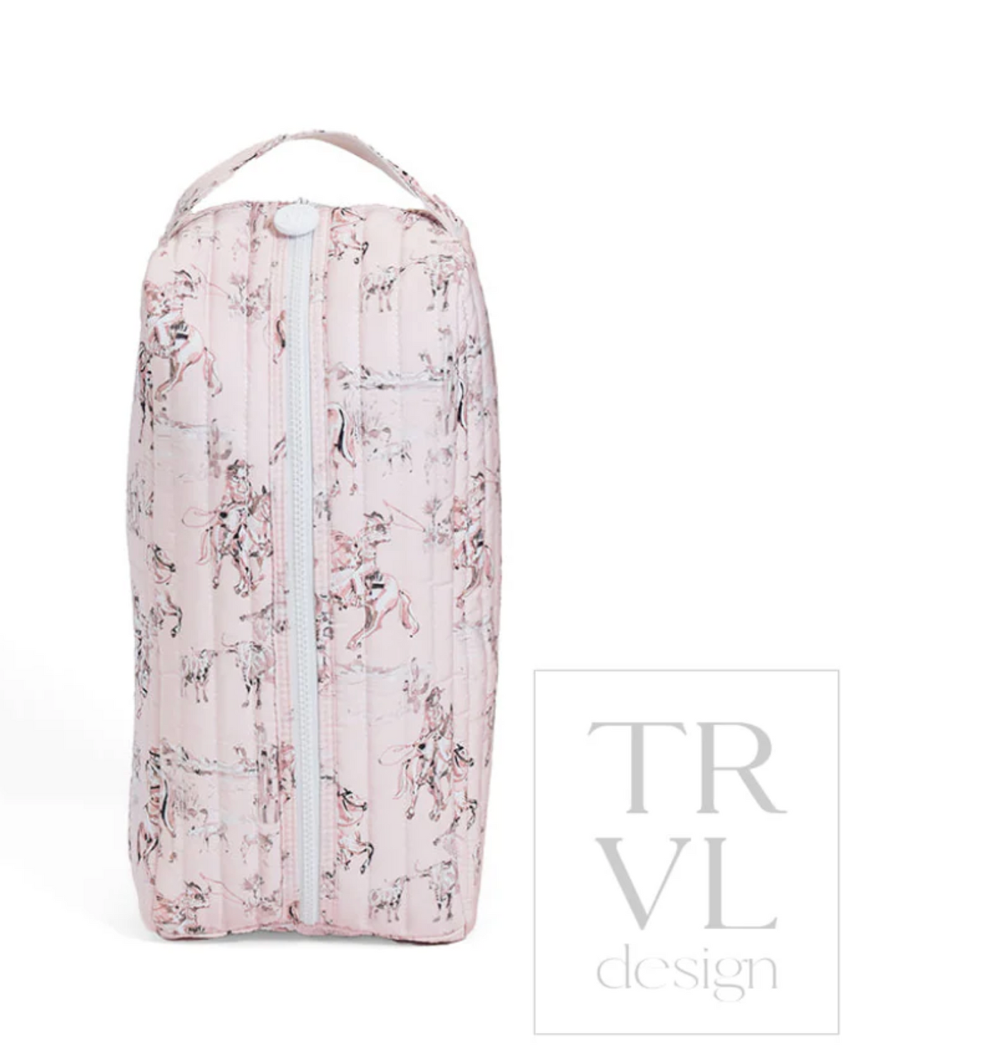 TRVL Design: Cowgirl Toile Boot Bag - Mid Calf or Knee High