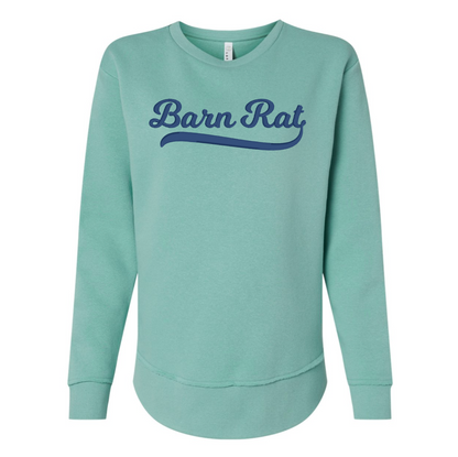 Barn Rat Embroidered High-Low Sweatshirt