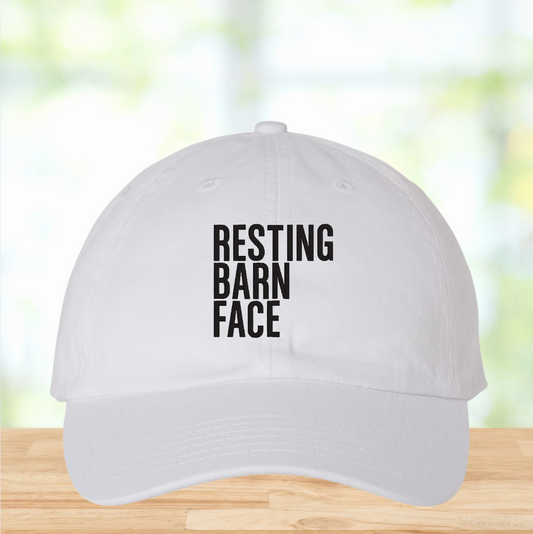 Resting Barn Face Hat