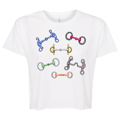 Multi-Colored Horse Bit Graphic Comfort Colors® T-Shirt (Adult & Youth Available)